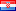 Hrvatski (Hrvatska) Sprachenflagge