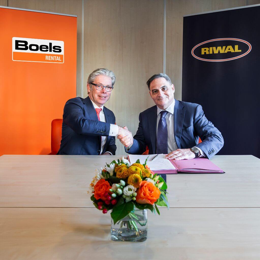 Boels prevzame Riwal – Pierre Boels (levo) in Doron Livnat (desno)