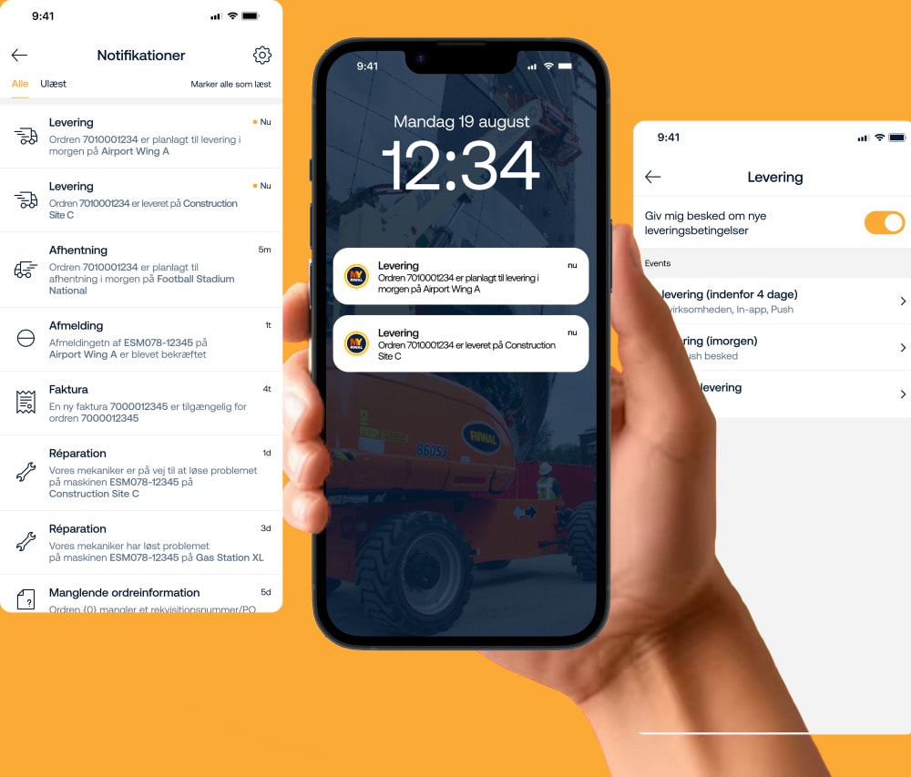 I MitRiwal kan man modtage relevante notifikationer om ens lejeordre