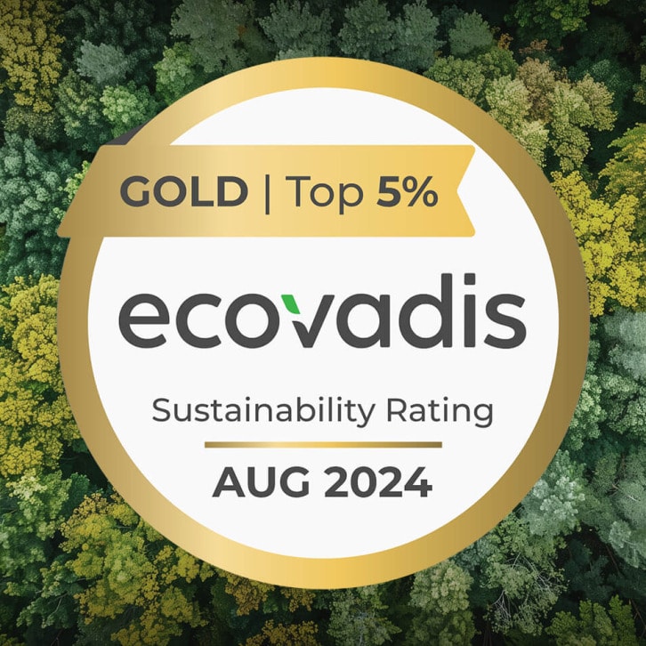 Riwal har modtaget Ecovadis guld medalje for andet år i træk