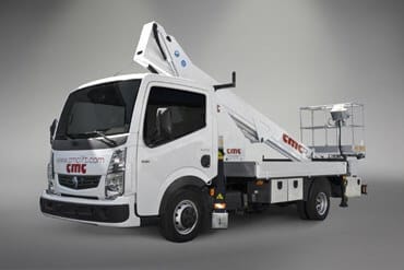 CMC PLA210 - Plataforma sobre camión