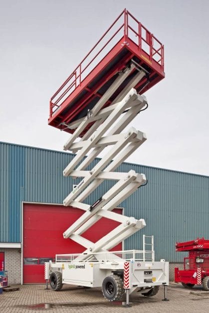 Hollandlift Scissor Lift - 27.5m Hybrid| Hollandlift HL-275H25 Diesel